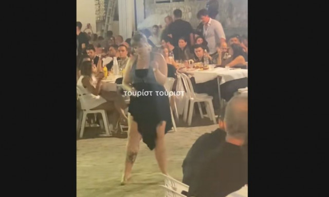 Η τουρίστρια που έγινε viral σε κρητικό πανηγύρι – Δείτε βίντεο