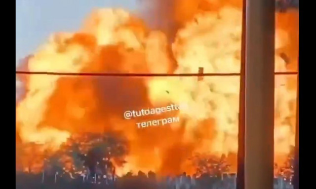 Ρωσία: Η τρομακτική στιγμή της έκρηξης σε πρατήριο καυσίμων στο Νταγκεστάν - Δείτε το βίντεο