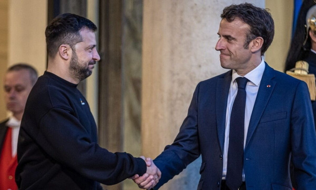 Συνάντηση Ζελένσκι με Μακρόν και ευρωπαίους ηγέτες την Πέμπτη στο Παρίσι