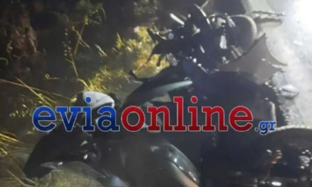 Τραγωδία στην Εύβοια: Νεκρός και ο 35χρονος συνοδηγός της μηχανής που συγκρούστηκε με αυτοκίνητο