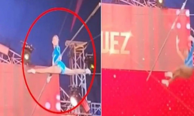 Κολομβία: Ακροβάτισσα κάνει σπαγγάτο σε δοκό και πέφτει από ύψος 9 μέτρων