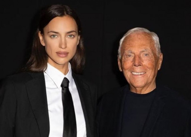 Τζόρτζιο Αρμάνι: «Σε ευχαριστώ που μου έμαθες κομψότητα και στυλ» λέει η Ιρίνα Σάικ