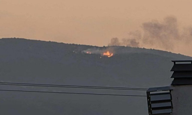 Φωτιά σε δύσβατη περιοχή έξω από τον Βόλο