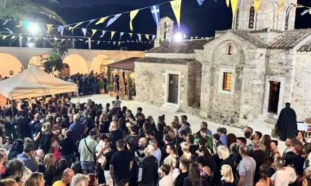 Ρέθυμνο: Χιλιάδες πιστοί στα Μυριοκέφαλα για τον εορτασμό της Παναγίας