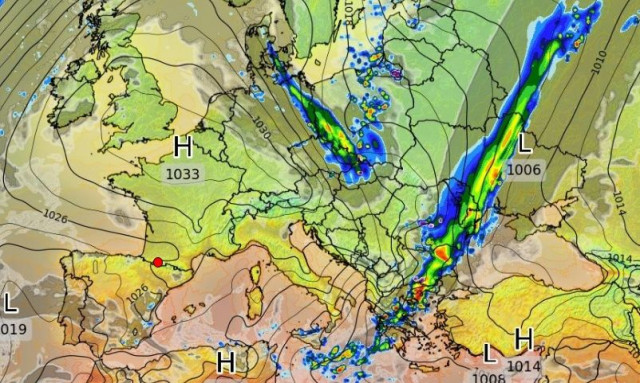 Καιρός: Ανατροπή από το ECMWF - Διαδοχικές κακοκαιρίες «βλέπει» το ευρωπαϊκό μοντέλο