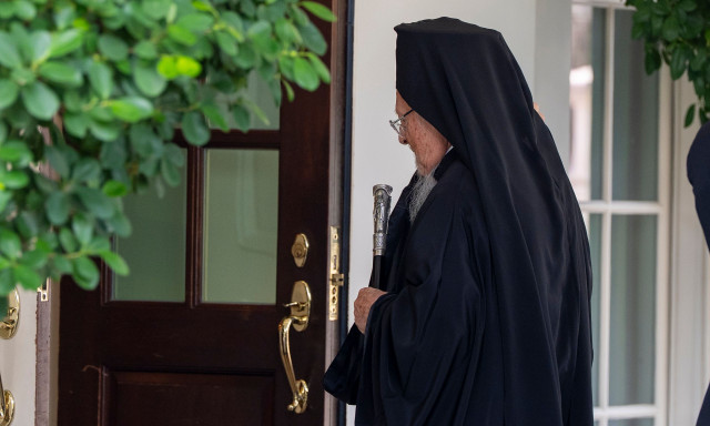 Συνάντηση Τραμπ με τον Οικουμενικό Πατριάρχη Βαρθολομαίο