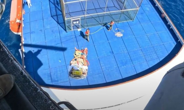 Αεροδιακομιδή έκτακτης ανάγκης από Super Puma της Πολεμικής Αεροπορίας