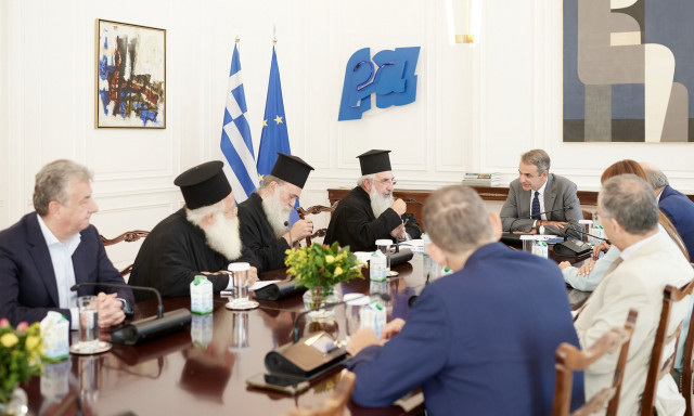 Συνάντηση Μητσοτάκη με την Εκκλησία της Κρήτης - Τι συζητήθηκε