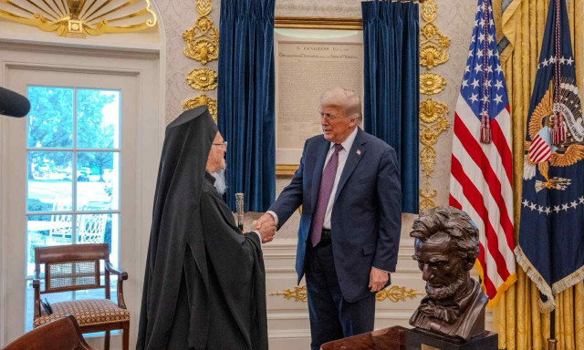 Ντόναλντ Τραμπ – Πατριάρχης Βαρθολομαίος: Συνάντηση σε πνεύμα ειρήνης, φιλίας και αλληλοσεβασμού