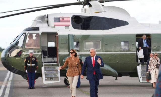 Αναγκαστική προσγείωση έκανε το ελικόπτερο του Τραμπ