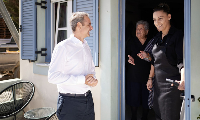 Στη Λήμνο ο Κυριάκος Μητσοτάκης: Οι πολίτες, όπου και αν βρίσκονται, να έχουν ίδιες ευκαιρίες