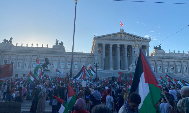 Αυστρία: Διαδηλώσεις στην πρωτεύουσα Βιέννη κατά της εισβολής στη Γάζα