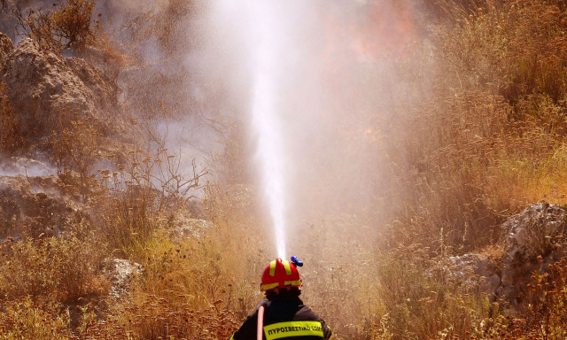 Φωτιά στον Άγιο Ονούφριο Μαγνησίας - Στη μάχη και εναέρια μέσα