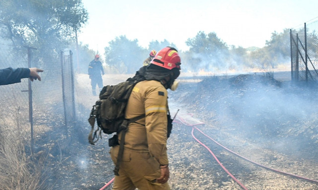 Φωτιά στην Ασπροπουλιά Καλαμάτας