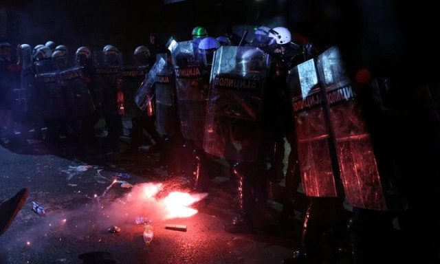 Europa League: Άγρια επεισόδια μεταξύ οπαδών του Ερυθρού Αστέρα και της Σέλτικ στο Βελιγράδι