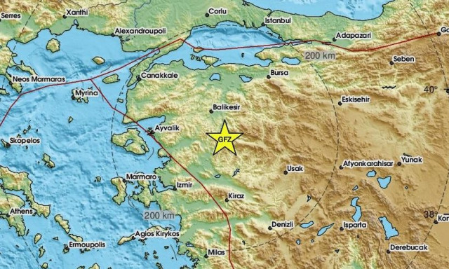 Σεισμός 4,6 Ρίχτερ στη δυτική Τουρκία