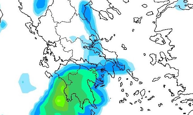 Ανανεωμένοι χάρτες για την κακοκαιρία: Μετακινείται ο «πυρήνας» - Πότε θα βρέξει στην Αθήνα