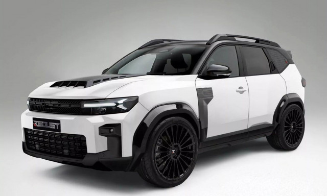 To Dacia Bigster βαμμένο στα χρώματα του πολέμου