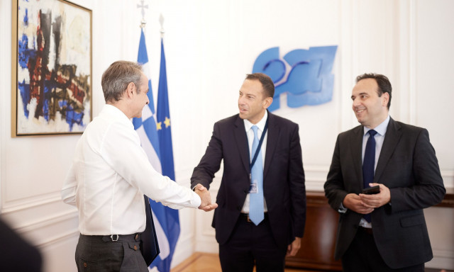 Μητσοτάκης στον αντιπρόεδρο της Google: Μας απασχολεί η προστασία των παιδιών στο διαδίκτυο