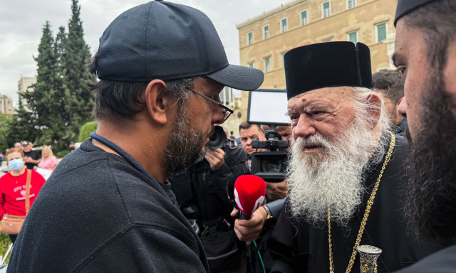 Πάνος Ρούτσι: Στο πλευρό του ο Αρχιεπίσκοπος Ιερώνυμος