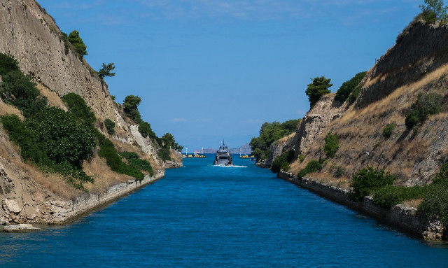 Διώρυγα Κορίνθου: Κλειστή από σήμερα λόγω εργασιών αποκατάστασης