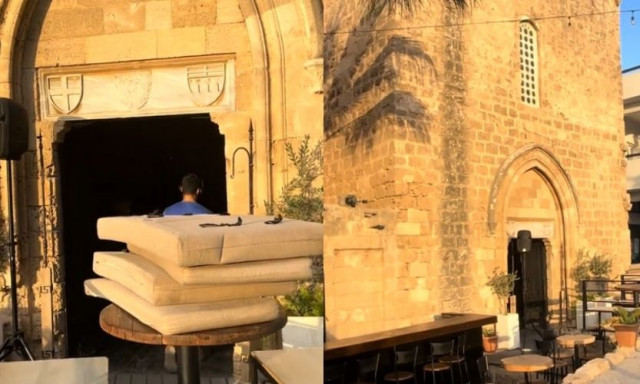 Απίστευτο κι όμως αληθινό: Μετέτρεψαν εκκλησία στα Κατεχόμενα σε καφέ-μπαρ - Βίντεο