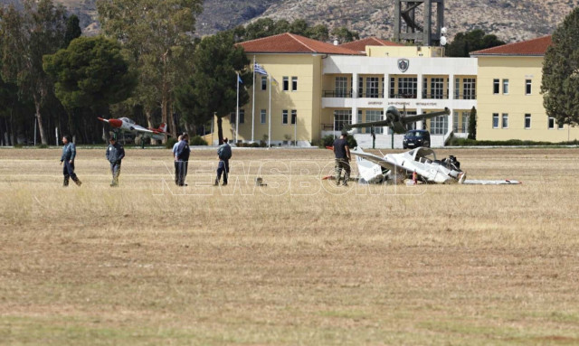 Κατέπεσε εκπαιδευτικό αεροσκάφος της Πολεμικής Αεροπορίας στο Τατόι - Δυο σοβαρά τραυματίες