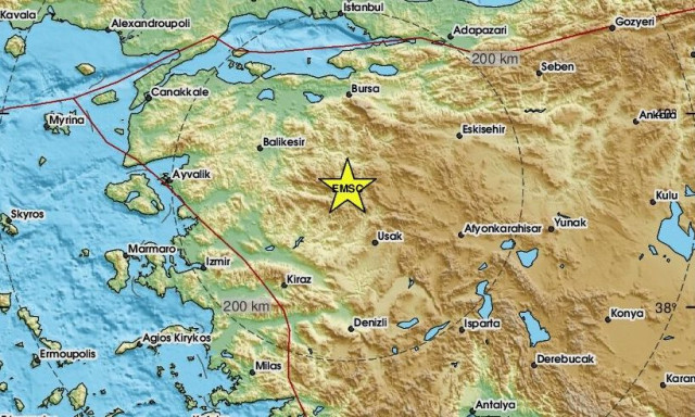 Σεισμός 5 Ρίχτερ στη δυτική Τουρκία