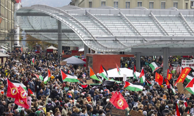 Ελβετία: Τουλάχιστον 20 τραυματίες σε διαδηλώσεις υπέρ της Παλαιστίνης