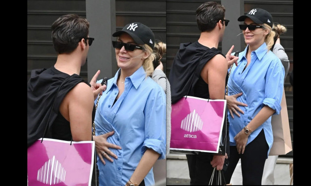 Κατερίνα Καινούργιου: Xαλαρή βόλτα στο κέντρο της Αθήνας με κοιλίτσα εμφανώς... φουσκωμένη