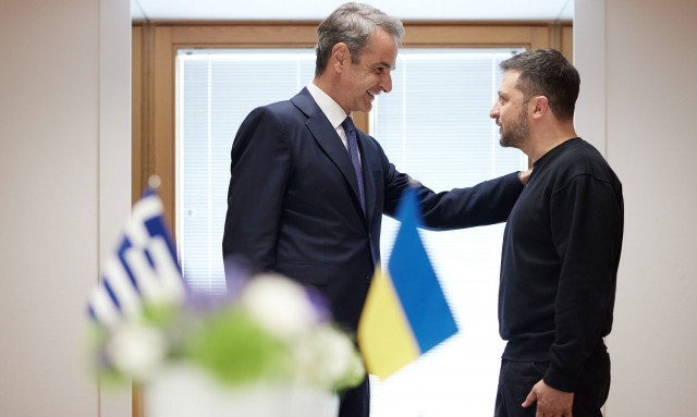 Τηλεφωνική επικοινωνία Μητσοτάκη - Ζελένσκι