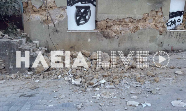 Πύργος: Kατέρρευσε κτήριο - Δείτε φωτογραφίες