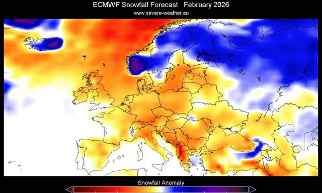 Καιρός: Δυσάρεστα νέα για τον χειμώνα - Η μακροπρόθεσμη πρόβλεψη ECMWF και UKMO για την Ελλάδα