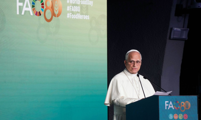 Πάπας Λέων: «Απαράδεκτο να χρησιμοποιούνται τα τρόφιμα ως όπλο σε πολέμους»