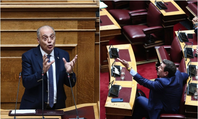 Άγρια κόντρα στη Βουλή: Φραστικό επεισόδιο Βελόπουλου - Καιρίδη με χαρακτηρισμούς και αντεγκλήσεις
