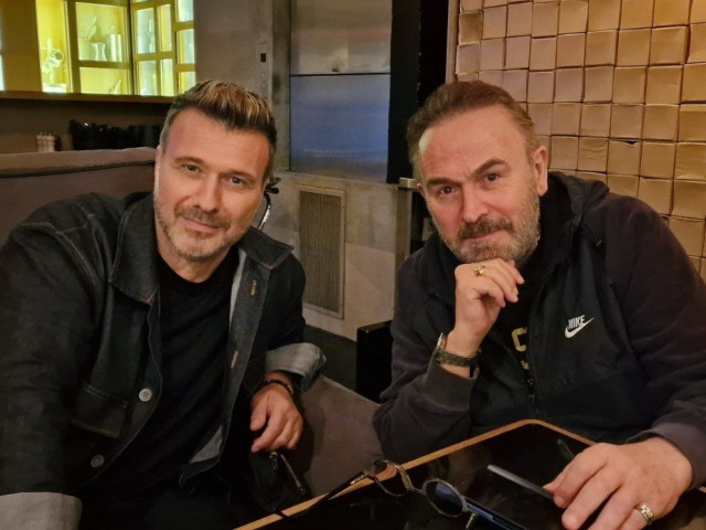 Σταμάτης Γονίδης και Γιάννης Πλούταρχος δείπνησαν μαζί σε γνωστό στέκι!