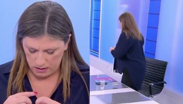 Ζωή Κωνσταντοπούλου: «Εγώ φεύγω» - Αποχώρησε on air από το πλατό του ΣΚΑΪ