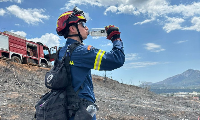 Εκεί όπου η φωτιά δοκίμαζε τις αντοχές, το AQUA Carpatica ήταν παρόν