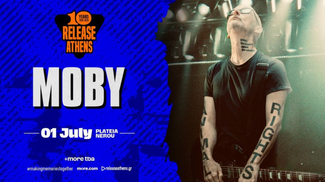 O Moby στο Release Athens 2026