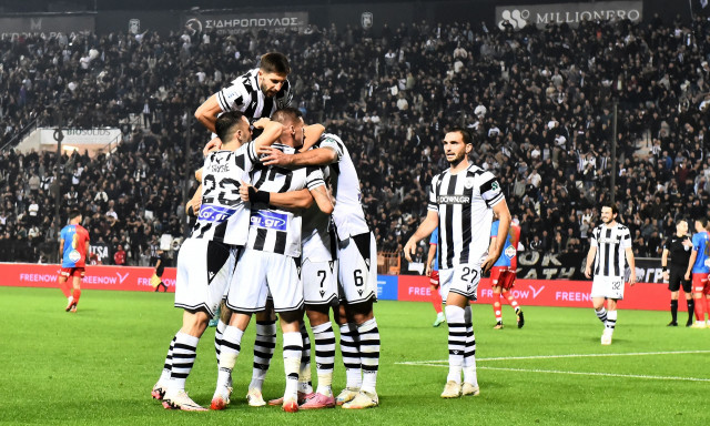 ΠΑΟΚ – Βόλος 3-0: Ασταμάτητος παρά την κούραση και έμεινε κορυφή