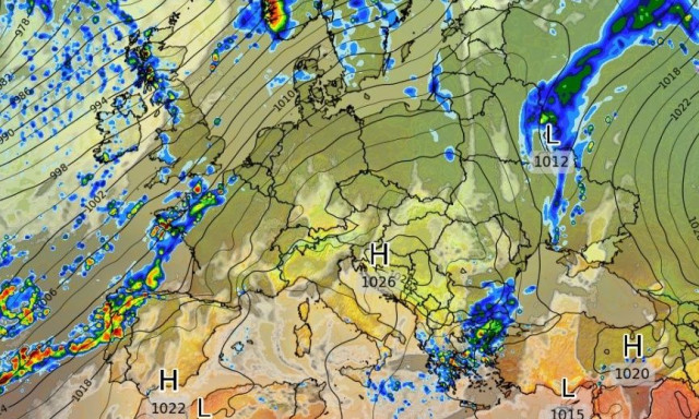 Καιρός: Καταιγίδες προβλέπει το ECMWF - Πότε θα ξεκινήσει η αλλαγή - Ποιες περιοχές θα επηρεαστούν