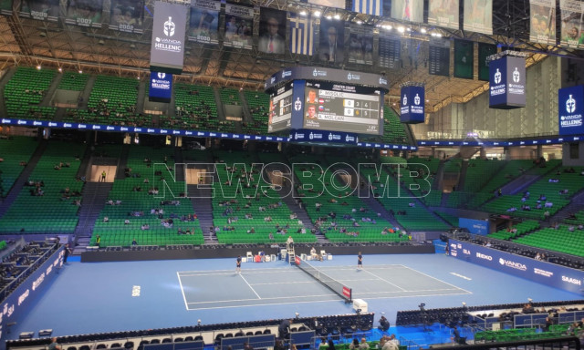 Hellenic Championship ATP 250: Η εντυπωσιακή μεταμόρφωση του Telekom Center Athens (βίντεο)