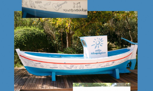 Η «Ηλιαχτίδα»: Το καΐκι που έγινε καμβάς καλοκαιρινών αναμνήσεων από το Ούζο Πλωμαρίου