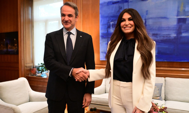 Συνάντηση Μητσοτάκη - Γκιλφόιλ στο Μέγαρο Μαξίμου