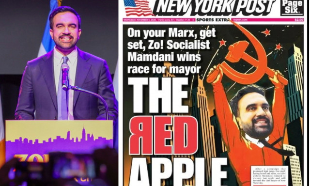 Mαμντάνι: «Μαρξ, ZoSocialist και Red Apple» - Πώς υποδέχθηκε τον νέο δήμαρχο Νέας Υόρκης η NYPOST