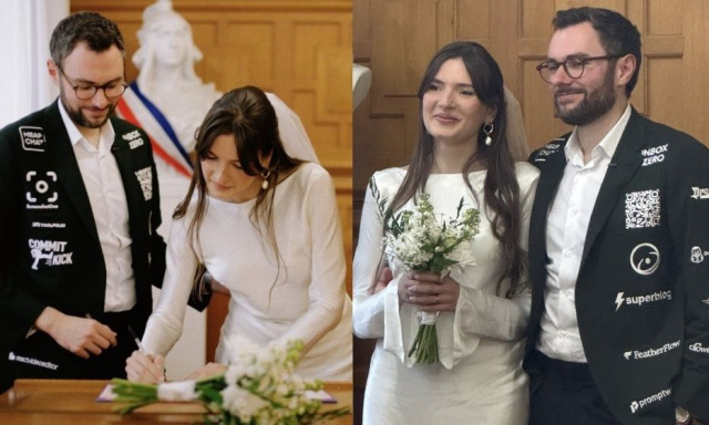 Γαμπρός κάλυψε τα έξοδα του γάμου τοποθετώντας διαφημίσεις πάνω στο σακάκι του