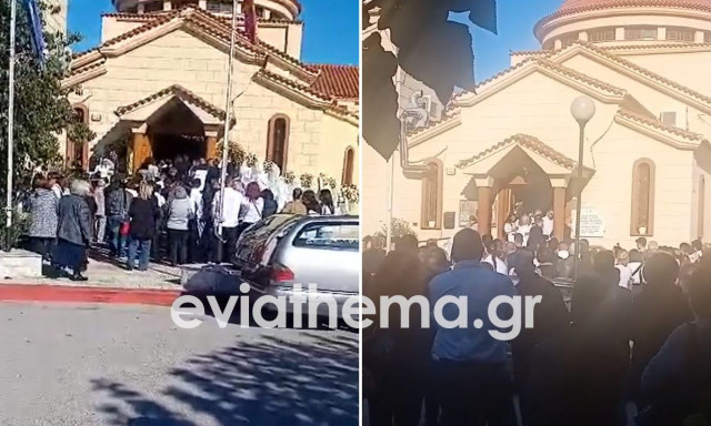 Βουβός πόνος στην κηδεία του Μάριου – Συγγενείς και φίλοι τον αποχαιρέτισαν ντυμένοι στα λευκά