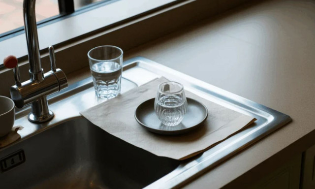 Φεύγετε για λίγες ημέρες από το σπίτι; Το κόλπο με το ποτήρι στο νεροχύτη που πρέπει να κάνετε