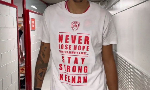 Το συγκινητικό μήνυμα των παικτών του Ολυμπιακού στον Κίναν Έβανς