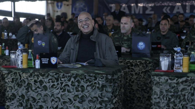 Δένδιας από Φλώρινα: Οι Ένοπλες Δυνάμεις φρουρούν τα όρια της επικράτειας